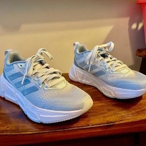 Ice Blue Adidas Sneakers